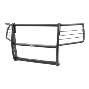 Chevrolet Silverado 1500 Grille Guard - Front - Go Rhino - 3100 Series StepGuard with Brush Guards - Textured Black - `19-`20